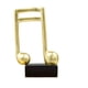 thumbnail image 1 of Resin Musical Note Ornament Decoration Golden Musical Note Set, 1 of 1