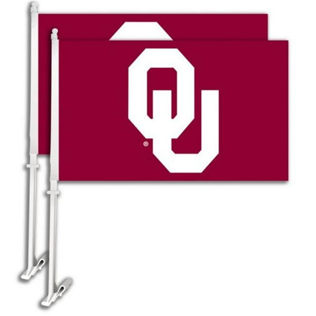 Bsi Products 97019 Drapeau de Voiture avec Support Mural - Oklahoma Plusers