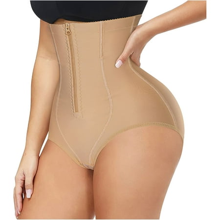 

QWZNDZGR Women Butt Lifter Shapewear Panties Waist Trainer Body Shaper Hi-Waist Tummy Control Slim Smooth Panty