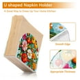 thumbnail image 5 of Yayeee Napkin Holder for Table Set of 2 Kitchen Paper Tissue Organization, Pink Floral Tomatoes, 5 of 8