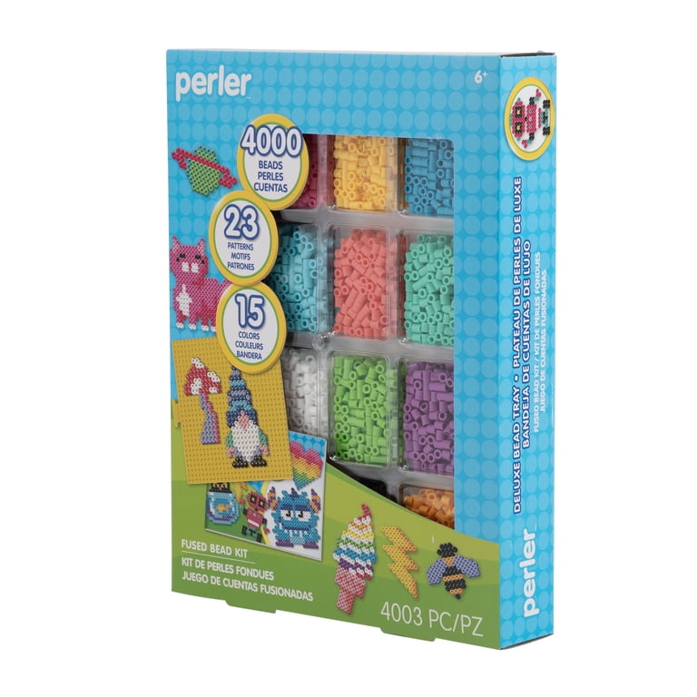 Perler Bead Tray Deluxe Kit with 4000 Beads & Patterns photo 4