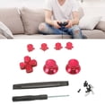 thumbnail image 4 of Botones Dpad, Kit De Reparación De Botones Del Controlador De Juegos Ajuste Perfecto Reduce La Fatiga Del Pulgar Para El Controlador De Juegos Cergrey Rojo, 4 of 8