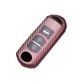 thumbnail image 1 of Sidaley Llavero de fibra de carbono para coche, repuesto de Color sólido de TPU, Flexible, 1:1, a prueba de golpes, decorativo, a prueba de Automoción decorativa y accesorios Oro rosa 3 Clave, 1 of 6
