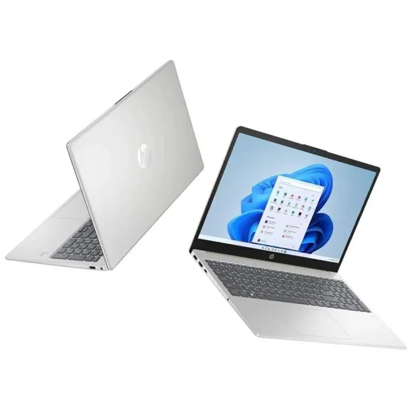 (Open Box) HP 15-fd0094wm 15.6" HD N250 1.3GHz Intel UHD Graphics 4GB RAM 128GB SSD Win 11 Home Silver