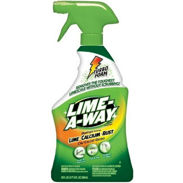 2 Pack LimeAWay Bathroom Cleaner, Removes Lime Calcium Rust 32 oz