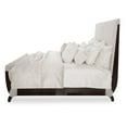 thumbnail image 2 of Paris Chic Eastern King Tufted Sleigh Bed - Doeskin/Espresso, 2 of 9