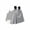 B005- Gray, variant on Reusable Rain Poncho, Moped Rain Poncho, Electric Bike Rain Cover, Two Rider Rain Poncho, Gray 2-Person Extra Large Thick Full Length No-Seep Rain Cape 95X54X53 Inch, Heavy Duty,