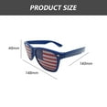 thumbnail image 2 of 4 PACK Mens Bulk USA American Flag Aviator Sunglasses, 4th of July Patriotic Decorations Independence Day, 2 of 5