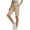 Khaki(Womens Shorts), variant on ZHYou Sweat Shorts for Women Pull On Casual Drawstring Stretch Athletic Long Sweatshorts with Pockets,Black,Size L