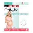 thumbnail image 4 of Playtex Maternity Fold Down Modern Brief, 3-Pack In the Navy/White Dot Print/White/Gentle Peach M Women's, 4 of 7
