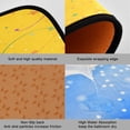 thumbnail image 2 of 2-Piece Kitchen Rugs Set Non-Slip Mats Carpet Floor for Kitchen, Bathroom (19.7"x27.6" & 19.7"x47.2") Confetti and Stars Scattered, 2 of 7