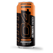 C4 Ultimate Energy Drink, Orange Cream, 16oz, Single Can