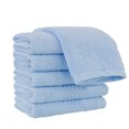 thumbnail image 2 of PiccoCasa Soft Absorbent Washcloths Cotton 13.4x13.4" for Bathroom Light Blue, 2 of 7