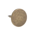 thumbnail image 5 of Uxcell 0.43''x 0.51'' Clavos de Muebles de Cabeza Plana Tono Bronce Clavos de Tapicería Paquete de 25, 5 of 5