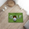 thumbnail image 2 of WIFKLSIIPG Green Court Printed Velvet Mat G Olf Ba Ll Theme Door Mats Sports Funny Welcome Mat for front Door Non Entryway Rug Floor Doormat for Inside Outside Entry, 2 of 4
