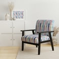 thumbnail image 2 of Designart « Dreamy Watercolor Stripes In Pink II » Fauteuil d'Appoint Rembourré à Rayures Roses - Fauteuil Moderne pour Salon, 2 of 7