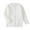White, variant on Kiijoy Toddler Girls Casual Sweater Coat Solid Color Fall Knit Button Cardigan, Sizes 2-3