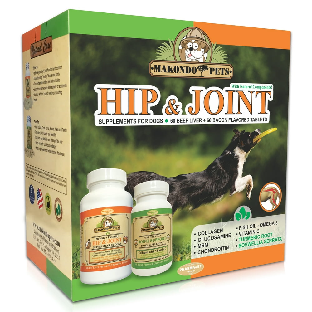 Dog Arthritis Aid Hip and Joint Supplements for Dogs with Collagen