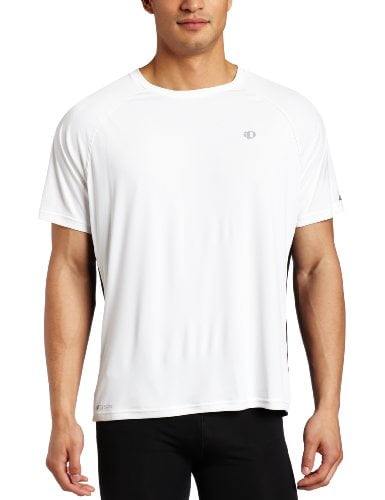 PEARL IZUMI Mens Infini Long-Sleeve Running T-Shirt,Water Blue/White,X-Large