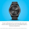 thumbnail image 5 of Garmin vívomove Trend, elegante reloj inteligente híbrido, batería de larga duración, manecillas dinámicas y pantalla táctil, negro, 5 of 5