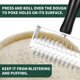 thumbnail image 2 of Rodillo de masa para pizza Docker Ecavria Premium de acero inoxidable, 2 of 7