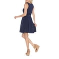 thumbnail image 3 of White Mark Women's Fit and Flare Mini Dress, 3 of 3