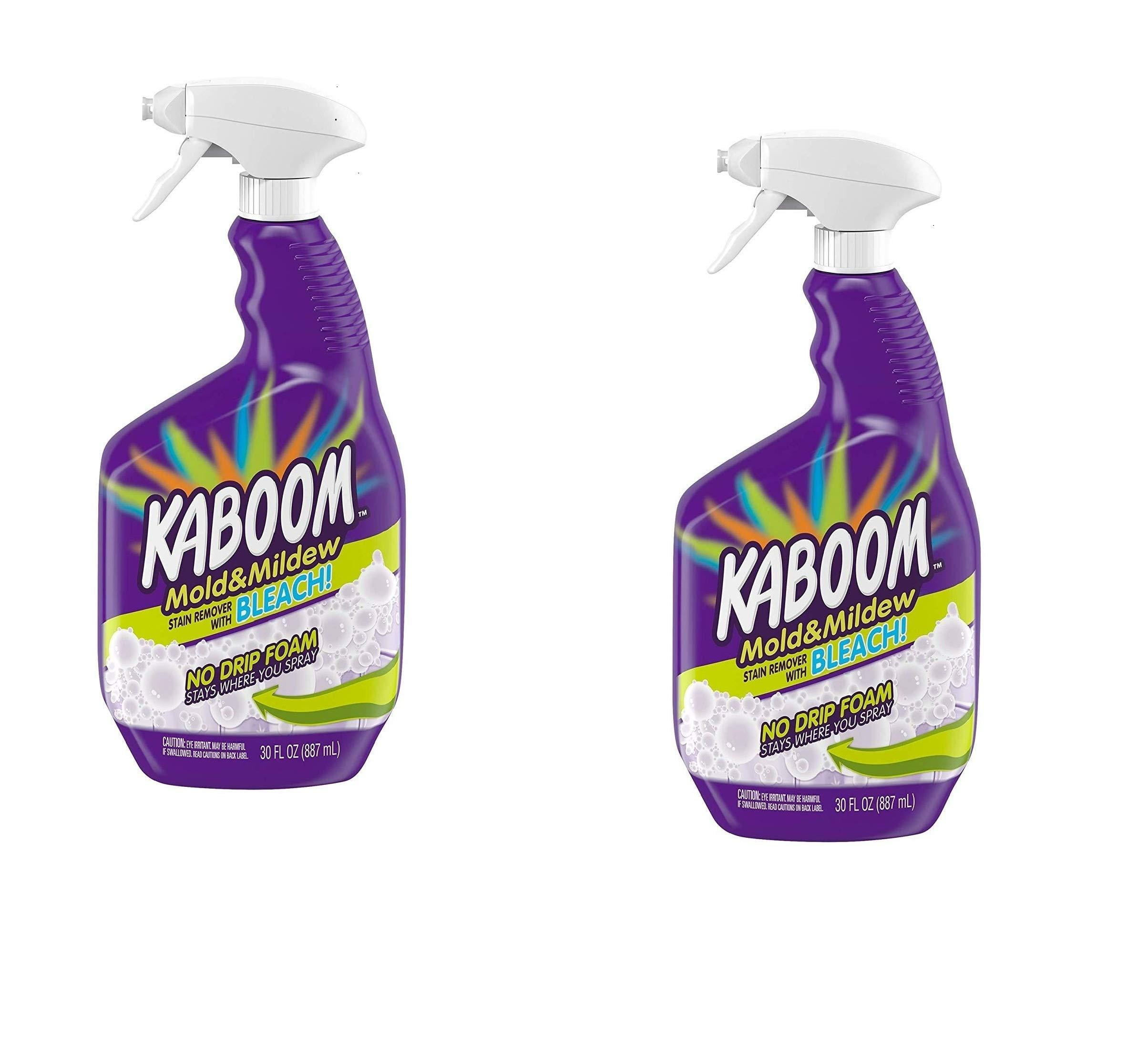 Kaboom No Drip Foam Mold And Mildew Stain Remover With Bleach 30 Fl Oz Spray Bottle Pack Of 2 0918