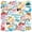 2A-35pcs, variant on 35pcs Adorable Stickers Stationery Stickers Whimsical Animal Stickers Quirky PVC Sticker for Luggage Laptop Suitcase