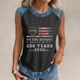 thumbnail image 5 of Hearthz 1776-2026 Freedom 250th Anniversary Shirt Raglan Sleeveless Womens Tank Tops We the People Patriotic Vest American Flag Women's 250th Anniversary Print Shirt, 5 of 7