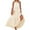 Beige, variant on Long Summer Dresses for Women Sleeveless Halter Maxi Dress Flowy Ruffle Sundress (Green S)