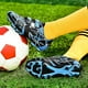 thumbnail image 5 of Zapatos de fútbol para niños y niñas, botas de fútbol antideslizantes, tacos, zapatillas de fútbol para césped, 2Km11-Azul-38 brillar Electrónica, 5 of 5