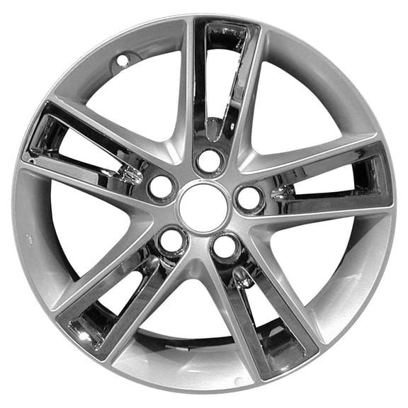 Hyundai Elantra Wheel 2009-2012 17" Factory OEM Silver 529102L360