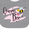 thumbnail image 4 of Inktastic Queen Bee Girls Baby Bib, 4 of 4