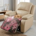 thumbnail image 3 of Kuiaobaty Cat Floral Print Quilted Recliner Chair Covers, Non Slip Sofa Cushion Slipcover, Waterproof Breathable Armless Furniture Protector for Indoor Use, 3 of 7
