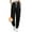 Black, variant on Women Sweatpants Casual Solid Drawstring Elastic Pants Fleece Sport Long Jogger Sweat Pants With Pockets