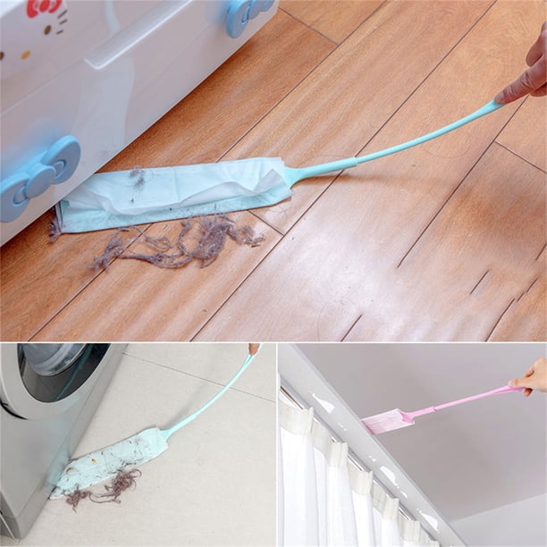 Cepillo para limpiar grietas con bolsa de almacenamiento - Herramienta de tela no tejida lavable de 66x7 cm para sofá, cocina y baño