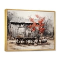 thumbnail image 2 of Designart "Barn Rustic gracefulness I" Farmhouse Floater Framed Wall Art Living Room, 2 of 7
