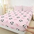thumbnail image 3 of Manfei Football Soccer Game Bed Sheets,Sport Theme King Sheets,Cartoon Bow Knot Sheet Set For Girl Boy,Breathable Home Decor,4pcs, 3 of 7