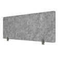 thumbnail image 4 of Stand Up Desk Store ReFocus Raw Clamp-On Acoustic Desk Divider Mounted Privacy Panel to Reduce Noise and Visual Distractions (Castle Gray, 59"  x 16" ), 4 of 7