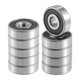 thumbnail image 1 of 6x19x6mm 626-2RS Profundo Ranura Bola Rodamientos Plateado Tono - 10uds, 1 of 1