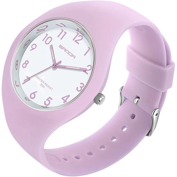 Fashion Jelly Series Sports Ladies Silicone Strap Electronic Quartz Waterproof Watch