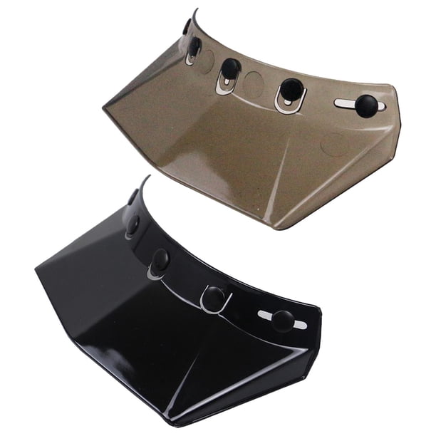 2x Retro Style Sunnimix Visor solar Reemplazo de casco Pico de la visera de la motocicleta