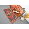 thumbnail image 4 of Turkish Rug, 1.7x3.8 ft Small Rug, Vintage Rug, Antique Rug, Rugs For Kitchen, Red Anatolian Rugs, Small Wool Rug, 13194, 4 of 10