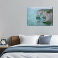 thumbnail image 3 of Claude Monet Canvas Wall Art - The Manneport Seen from the East Classic Artwork Picture Print with Framed Famous Oil Painting Hang for Home Office Bedroom Living Room Wall Decor-16" X12", 3 of 7