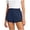 Navy(Shorts), variant on GUACER 2-in-1 Running Shorts for Women with Zipper Pockets, Elastic Waist Workout Athletic Shorts for Gym Sports