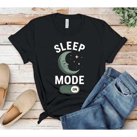 Celestial Cozy Moon Graphic T-Shirt Size S-5XL