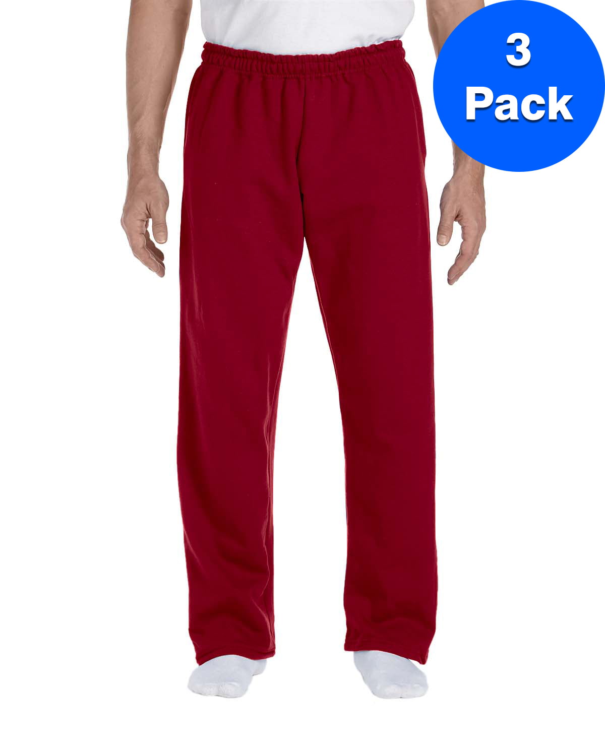 Mens 9.3 oz. DryBlend™ 50/50 Sweatpants 3 Pack - Walmart.com