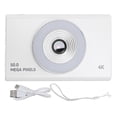 thumbnail image 1 of Kids Digital Camera with Fill Light 4K HD Retro CCD 8X Zoom for Students Teens Boys Girls Seniors White, 1 of 4