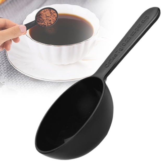 Plastic Coffee Measuring Spoons, Short Handle for Tea Sugar Cereal Powder, Small Scoops for Canisters