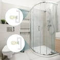 thumbnail image 4 of 19mm Shower Door Rollers, Sliding Shower Doors Runners Wheels Replacement for 4-6mm, White 4 Pcs, 4 of 6